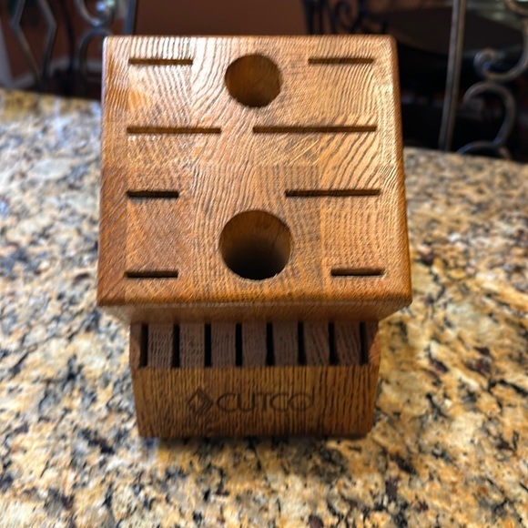 CUTCO ❤️ HOMEMAKER+8 BlOCK IN HONEY FINISH.( knives not included)